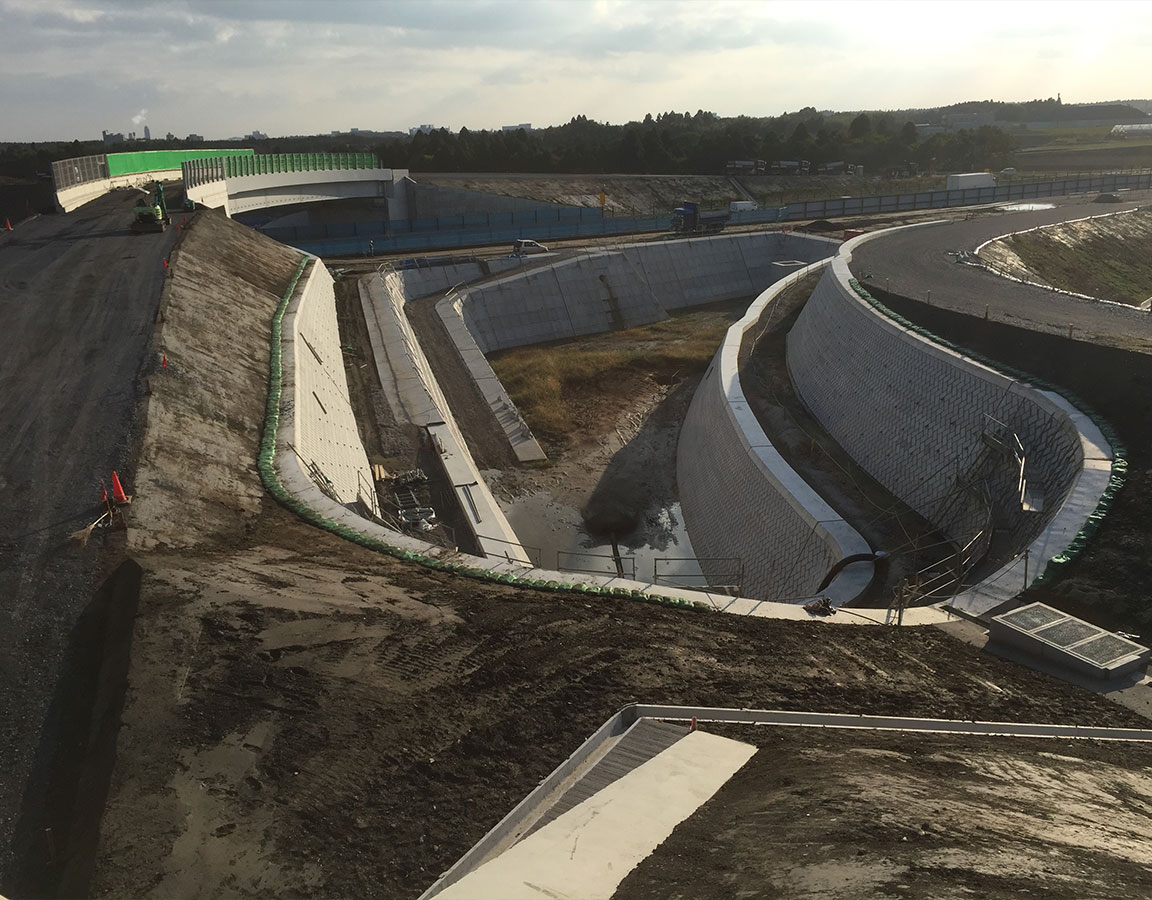 高速道路施工写真①