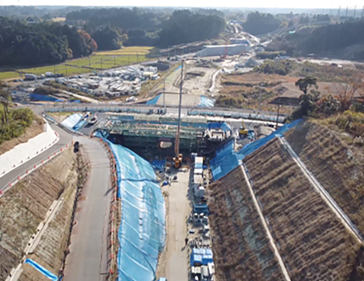 高速道路施工写真④